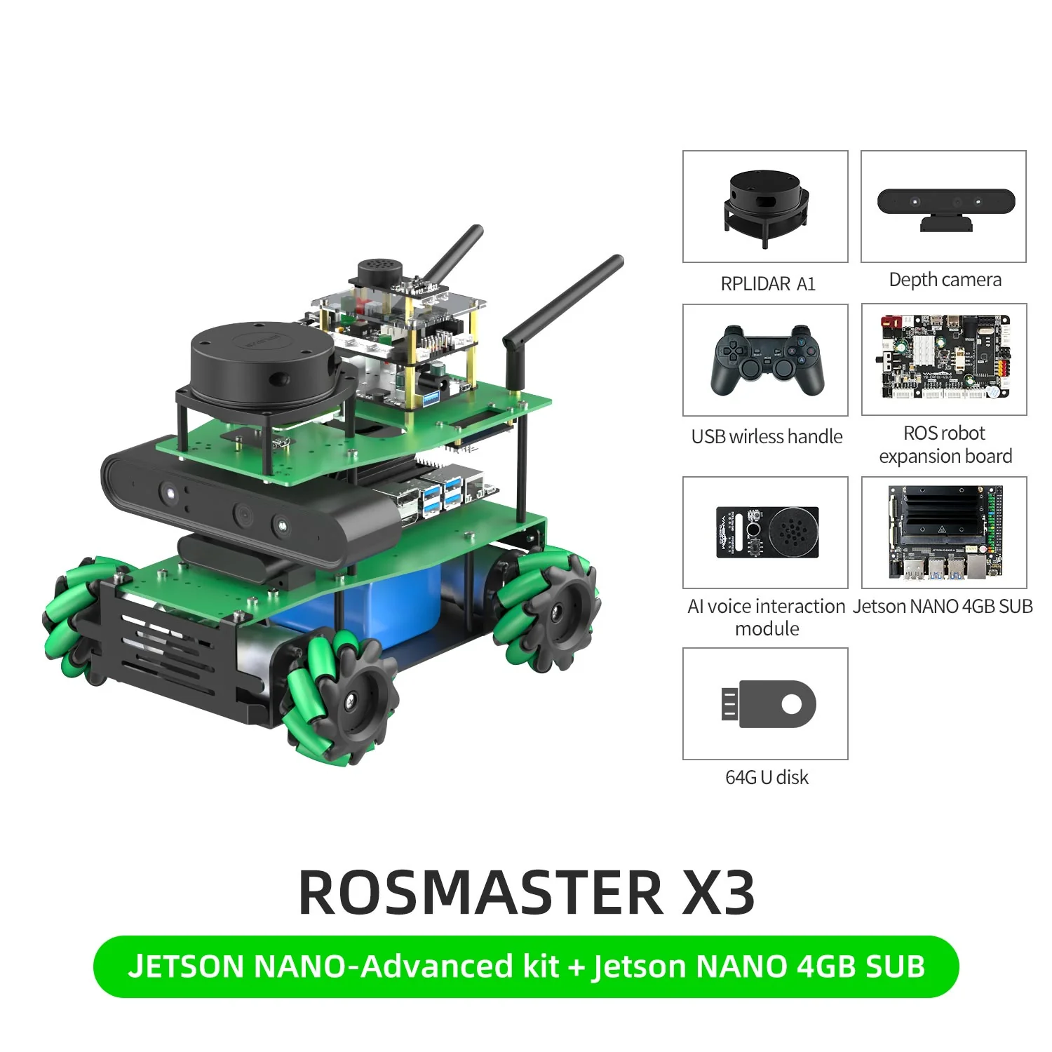 ROSMASTER X3 Nano